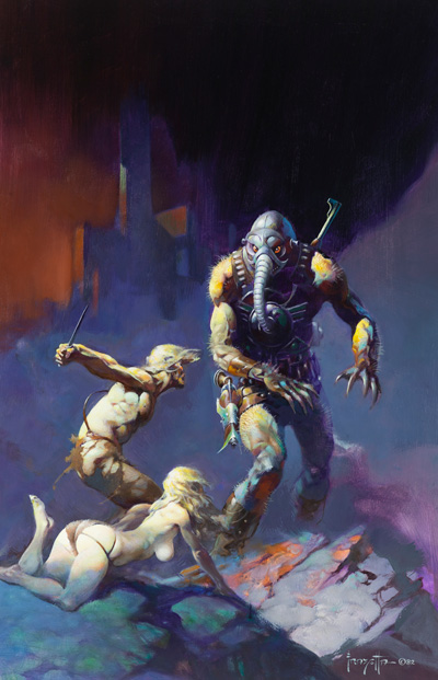 Frank Frazetta’s Battlefield Earth Artwork