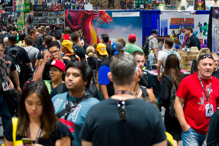 Galaxy Press booth at SDCC