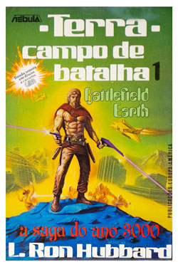 Battlefield Earth Portuguese Trade Paperback 1984