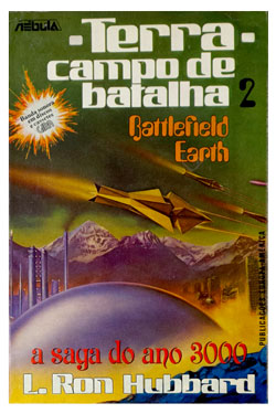 Battlefield Earth Portuguese Trade Paperback 1984