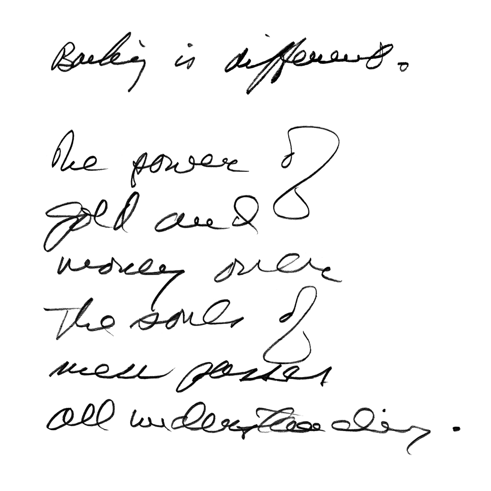 L. Ron Hubbard Handwritten Notes for Battlefield Earth.